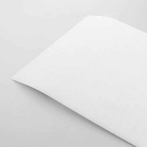 50 Blatt Struktur-Karton Tonkarton Weiß, DIN A4 Bastelpapier Weiß, 250 g/㎡, Farbiges Papier für Scrapbooking, Kartenherstellung, Stanzen und andere Papierbasteleien (Weiß)