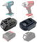 TPDL Confezione da 2 adattatori per batteria Einhell per utensile Makiita 18 V, convertitore MT18A per batteria Makiita compatibile con utensile Einhell, EIN18MT funziona con batteria Einhell 18V