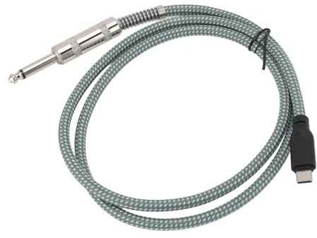 Câble TRS USB C vers 6,35 Mm 1/4, Câble Audio Stéréo USB Type C vers 6,35 Mm, Adaptateur Audio de Type C vers 1/4, Câble Stéréo Prise Auxiliaire, pour Haut-Parleur, Casque (3