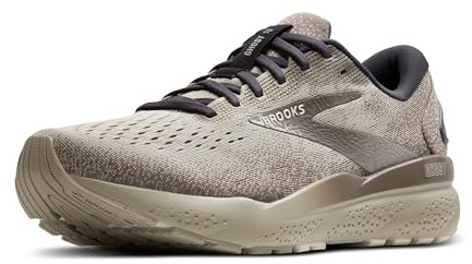 Brooks Men’s Ghost 16 Neutral Running Shoe, London-Fog/Falcon/Coconut, 44 EU
