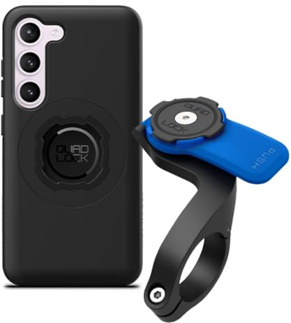 Quad Lock Out Front Bike Phone Holder Kit with MAG Phone Case for Samsung Galaxy S23 FE