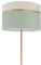 Zweifarbiger Lampenschirm 40cm Grün für Tischlampen und Stehleuchten, für Wohnzimmer und Schlafzimmer, E27 & E14 max 60W,