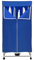 Donened - Asciugatrice, asciugatrice elettrica da 1500 W, con timer e copertura esterna, pieghevole, per hotel, appartamenti, dormitori (blu)