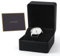Augshy Hochwertige PU-Aufbewahrungsbox für Uhren mit Kissen – Geschenkbox für eine Uhr zum Valentinstag – Uni-Schmuck-Armband-Aufbewahrung (schwarz)