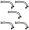 Xcel Home Flexible Hose Pipe 5 Pairs, 1/2 x 1/2 BSP 300mm Stainless Steel Flexi Pipes, Rust-Free Corrosion Resistant Monobloc Tap Connector, Replacement for Kitchen Sink & Bathroom Basin
