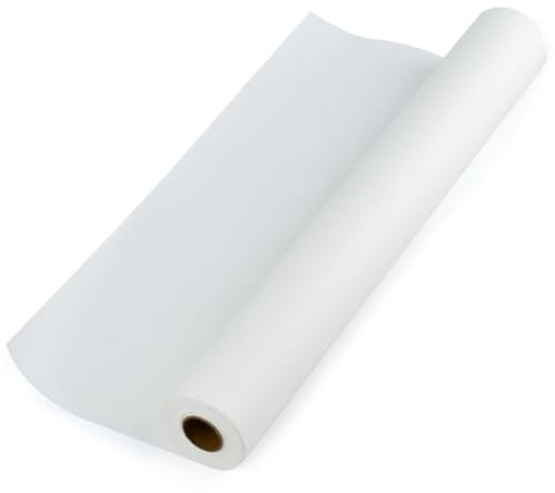 OTYMIOW Carta Traslucida da Lucido Trasparente 43 cm × 50 m Rotolo di Carta Disegno 29 g/m² CartaSchizzo Modello Sarta Rotolo di CartaRicalco per Schizzi e Tracciamento, Sartoria e Cucito