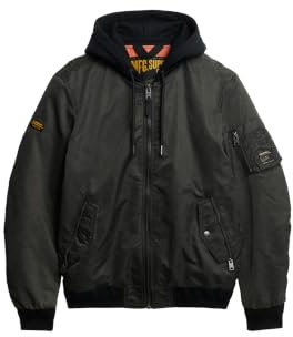 Superdry Herren MA1 Bomberjacke im Militär-Stil