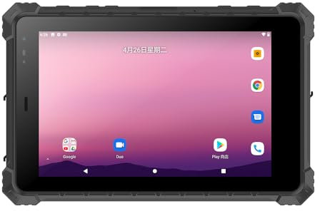 RUGLINE 8 Rugged Android 10 Waterproof Tablet PC, 4GB+64GB Rugged Android Tablets with GPS,4G LTE, 700nits Outdoor Industial PC, IP68 Heavy Duty Tablet for Offroad UTV, Drone