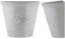 Plastic Classic Olive Grey Planters, Saucers, Trough and Wall Plant Pot Long Lasting Flower Garden Indoor Outdoor Planter Cover Weather, Frost Proof Glossy Effect (23cm Wall Planter)