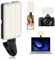BNEHHOV 90 LED Portátil Selfie Luz con Clip, CRI 95+ Recargable 1800mAh Teléfono Luces de Relleno, Ajustado 3 Modos de Luz y 10 Niveles de Brillo para el Teléfono, Ordenador Portátil, Cámara, Vlog
