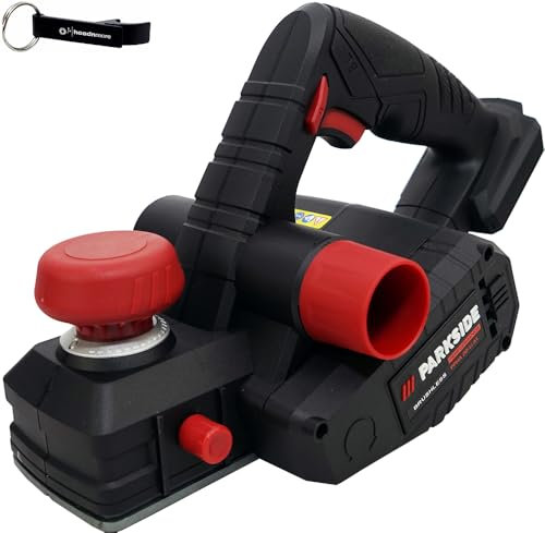 HEADNMORE® Pacchetto – Parkside PERFORMANCE® 20 V batteria pialla PPHA 20 (senza batteria) + portachiavi