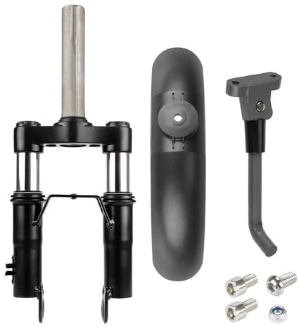 HUTBUVEAW Kit Ammortizzatore for Monopattino Elettrico, Forcella Anteriore, Ammortizzatore, parafango, cavalletto, for X-iaomi M365 PRO Pro2 1S