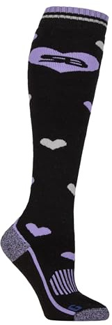 Storm Bloc Women’s Patterdale Cotton Equestrian Socks – 1 Pair, Long‑Leg Riding Socks, Breathable, Cushioned, Durable Stable & Outdoor Support, Size 4–8