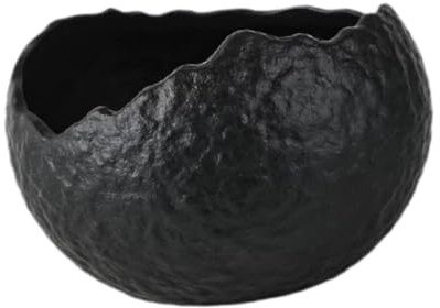 FytStycale Serving Bowl, Salad Bowl, Dessert Bowl, Tableware for Versatile Use in The Kitchen, Dining Room, Hallway, Coffee Table, Black, Bowl