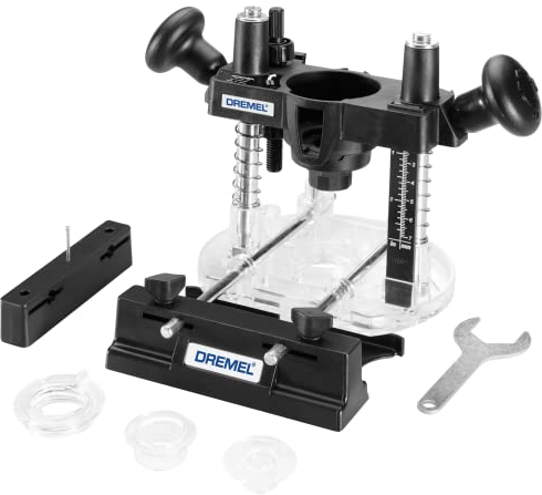 Dremel 335-01 - Utensile rotante per fresa ad immersione, compatto e leggero per progetti di instradamento leggeri, perfetto per lavori di lavorazione del legno e intarsio