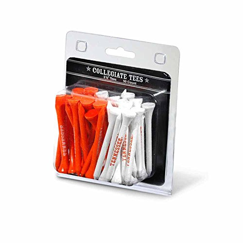 Team Golf NCAA Tennessee Volunteers 2-3/4 Golf Tees, 50 Pack, Regulation Size, Multi Team Colors
