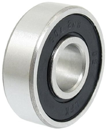 sourcing map 607 2RS 7mm x 19mm x 6mm Gummi Dichtung Lager Kugellager Rillenkugellager