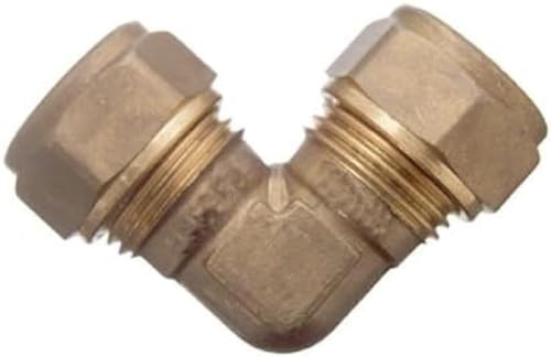 Cornat TEC584280 Messing W-Verschraubung, 22 mm, doppelt