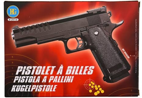 PISTOLET A BILLES SPRING HI CAPA 22CM POUR ENFANTS 0.08 JOULE 29718 AIRSOFT POUR MINEURS