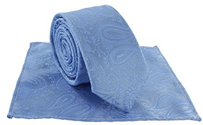 Michelsons of London Boys Tonal Paisley Tie & Pocket Square Set