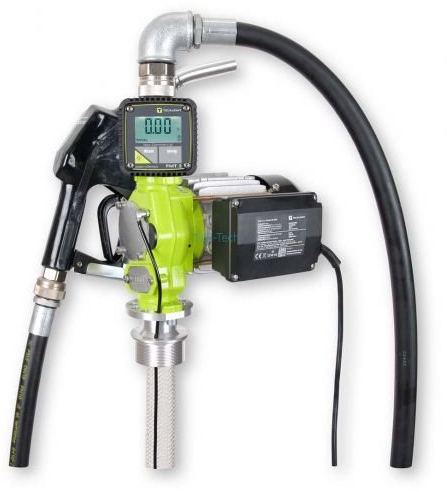 Elektropumpe TecPump 600AC 55l/min 230V im Set mit digitalem Zählwerk FMT 3 - Dieselpumpe