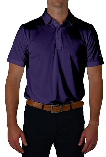 Columbia Omni-Wick Drive Polo, Uomo, Purple, XXL