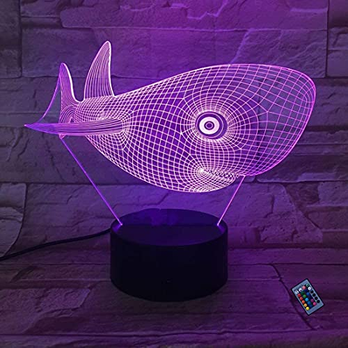 Kreative 3D Wal Nacht Licht 16 Farben Andern Sich Fernbedienung USB-Strom Touch Schalter Dekor Lampe Optische Täuschung Lampe LED Lampe Tisch Kinder Brithday Weihnachten Geschenke