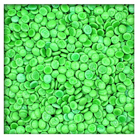 Kieskönig 1 kg opake Glasnuggets Glassteine Muggelsteine Mosaiksteine 17-19 mm Mint