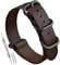 MZBUTIQ 20mm Braun Uhrenarmband Nylon Ersatz Extra Lang für Herren Matte Schwarze Schnalle 4 Ringe