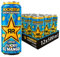 Rockstar Energy Drink Mango Geschmack - Exotisches, koffeinhaltiges Erfrischungsgetränk für den Energie Kick, EINWEG (12 x 500ml)