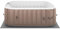 Uniprodo SPA Hinchable Piscina De Hidromasaje Uni_Pools_16 (900 litros, para 6 Personas, con 130 Salidas de Aire, Beige/Blanco)