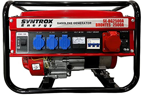Syntrox SE-BG2500A Notstromgenerator Stromerzeuger Brontes 2500A Benzinmotor