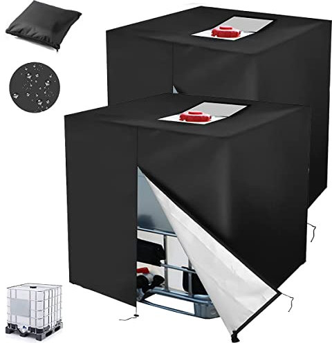 Bacheca per serbatoio 1000L IBC, copertura serbatoio IBC acqua piovana copertura serbatoio 1000L, copertura di protezione, anti-UV antipolvere copertura contenitore serbatoio IBC, copertura protettiva