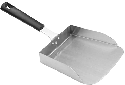 Spatule À Copeaux En Acier Inoxydable Planche À Découper Grattoir Cuillère Spatule Cuillère À Frites Cuillère À Glace En Acier Inoxydable Accessoires De Plaque