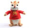 Laruokivi Cartoon Chipmunks Alvin Plüsch Spielzeug Gefüllte Tier Puppe 9'' Figur