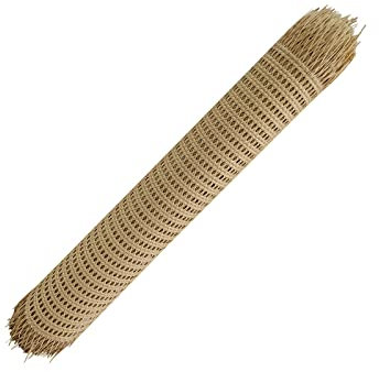 TWSOUL Wiener Geflecht, 1.5m*35cm Schimmelfest Breite Rattan Gurtband, Wasserdicht Plastik Wabengeflecht, Stuhl Wiener Geflecht für DIY-Projekte (1.5m*35cm, Primary Color)