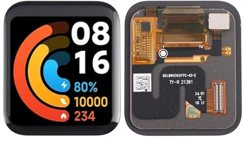 Piezas de Repuesto de Relojes Inteligentes Pantalla LCD y digitalizador Ensamblaje Completo para Xiaomi Redmi Watch 2 / Xiaomi Redmi Watch 2 Lite Piezas de Repuesto de Relojes Inteligentes