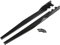 KaTiak Seitenschweller 2 Stück Universal Rocker Splitter Panel Verlängerung Winglet Wing Auto Side BodyKit für Audi A1 A3 A4 A5 A6 A7 A8 B6 B7 B8 B9 C6 C7 C8 D3 D4 D5 D6,B/Bright Black