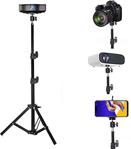 Coret Projector Tripod Stand, Portable Tripod Mount Floor Stand 17 to 39, Folding Floor Tripod Stand, Outdoor Stand for Small Projector,Camera, Webcam