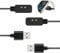 Ownkim Caricatore Magnetico Compatibile con Xiaomi Redmi Watch 3/Redmi Watch 2 Lite/Smart Band Pro/Mi Band 7 Pro - Caricabatterie con Cavo di Ricarica USB da 1M per Smartwatch - Nero (2 Pezzi)