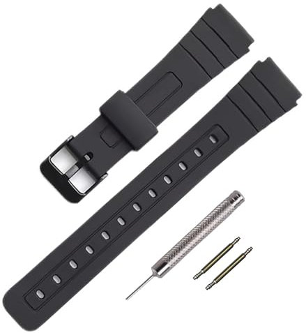 Ersatz-Uhrenarmband aus TPU für Casio F-91W/F-84/F-94/F-105/F-108/A-158, für Damen und Herren