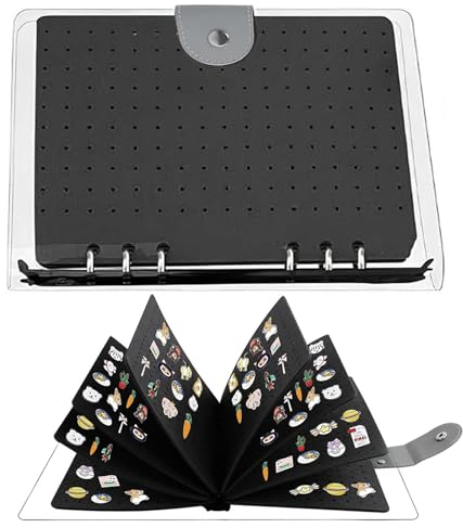 Livre d'épingles, support de classeur en feutre | Organisateur de boucles d'oreilles et de bijoux | Sac de présentation pour broches, organiseur pour collectionneurs, vitrine, solution de rangement