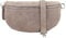BLADE Bauchtasche Damen, Handgemachte Wildledertasche, Crossbody Bag, Gürteltasche Echtes Leder mit Ledergurt, 3 Größen, Stylische Umhängetasche aus Italien, Geschenk für Sie, Ledertasche-Taupe