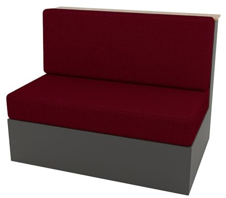 AVSMGP Rot,small, 2 Stück RV Wohnmobil Esstisch Kissenbezüge rutschfeste Bezüge Für Wohnwagen Sitzgruppe Couch Überwurf Sofaüberwurf L Form Für Wohnwagenbank Bequem