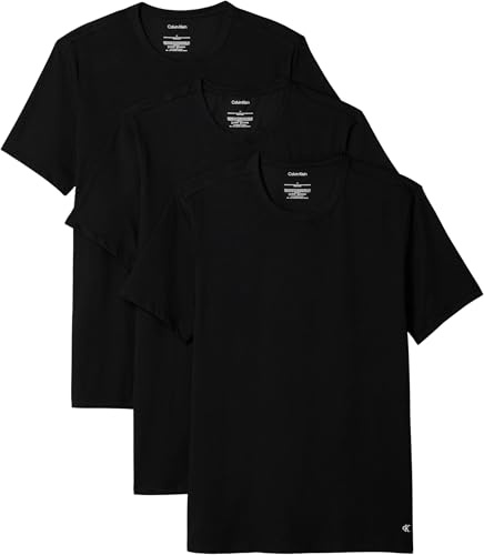 Calvin Klein Herren 3er Pack T-Shirts Kurzarm Crew Neck Basic