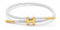Geflochtenes Armband Damen – Perfektes Geschenk für Muttertag, Ostern und besondere Anlässe! Verstellbarer Armreif, Charm Armband für Frauen, Segeltau Armband für Freundinnen (Weiß)