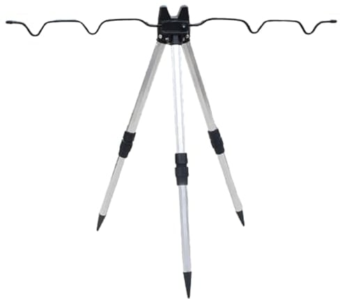 Teleskop Angelruten, Dreibein Stativ Für Angelruten Für Meer, Stativ, Ständer, Rutenauflage Für Meer, Aluminium Dreibein-Stativ Für Angelruten, Dreibein Auflagen