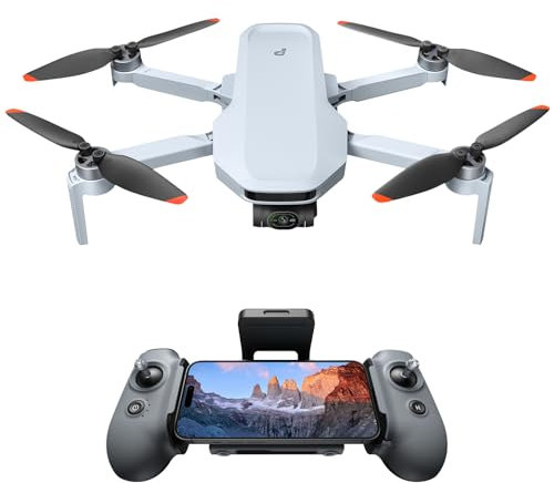Potensic ATOM 2 Dron con Cámara para Adultos, Video 4K/Foto 8K, <249g, Gimbal 3 Ejes, Transmisión 10KM, Seguimiento AI, Grabación Vertical, AI Noche Shot, QuickShots, 32 Min de Vuelo Kit estándar
