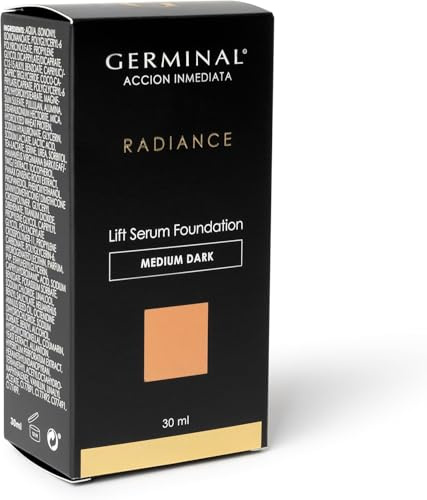 GERMINAL RADIANCE LIFT SERUM FOUNDATION SOFORTATION - Foundation mit doppeltem GERMINAL Flash Effekt | Farbe Medium Dark | glänzendes und natürliches Finish, lange Haltbarkeit