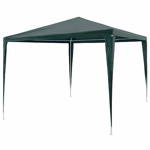 ShGaxin Partyzelt, Party Zelt, Pavillon, Faltpavillon, Garagenzelt, Gartenzelt, 3 x 3 m PE Grün